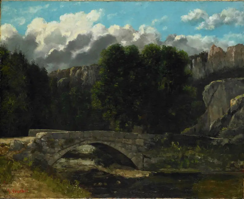 De Brug van Fleurier - Gustave Courbet