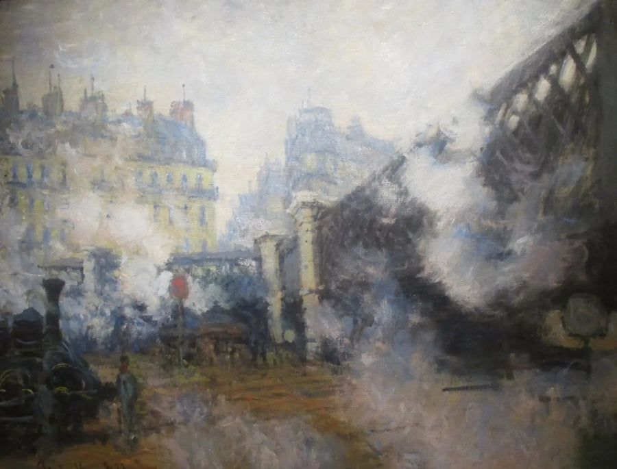 De Pont de l'Europe, station Saint-Lazare - Claude Monet