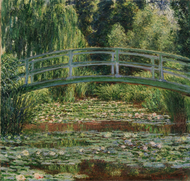 De Japanse loopbrug en de waterlelievijver, Giverny - Claude Monet