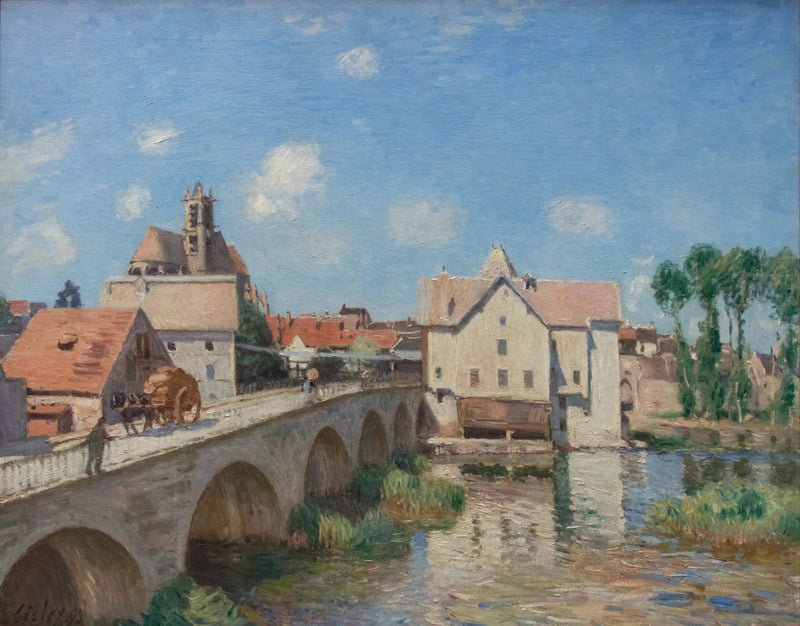 De Brug van Moret - Alfred Sisley
