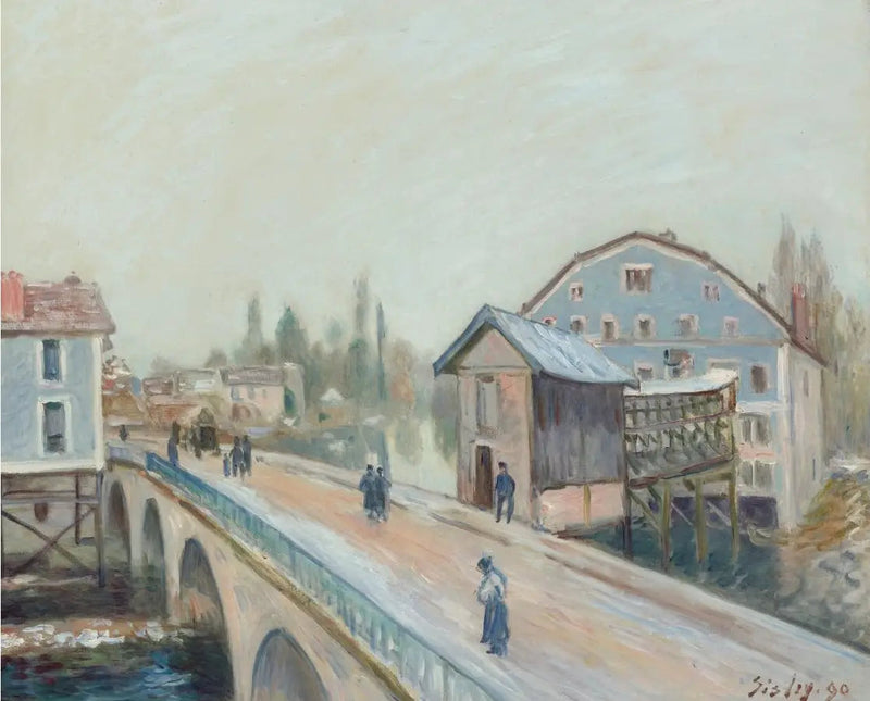 De Brug van Moret - Alfred Sisley