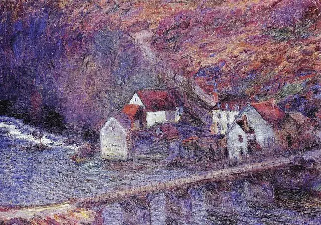 De brug van Vervy - Claude Monet