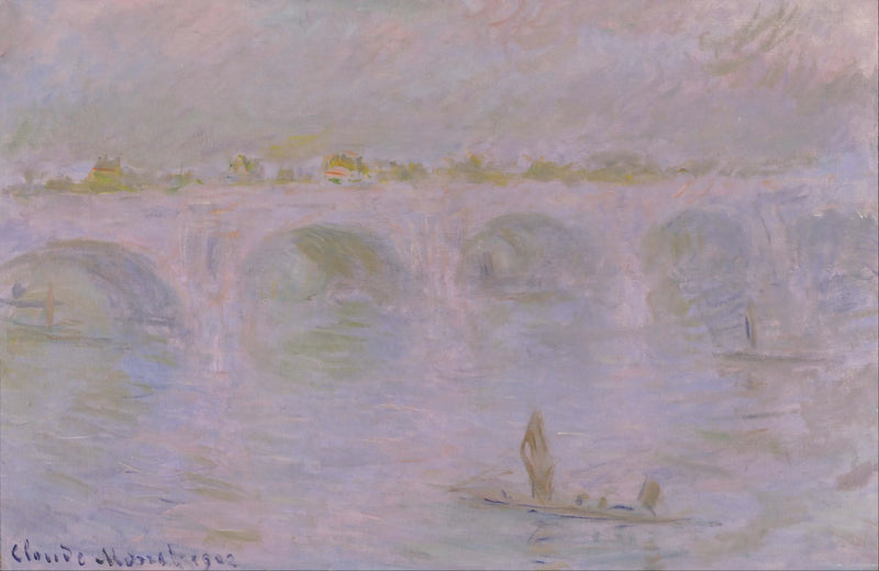 De Waterloo-brug in Londen - Claude Monet