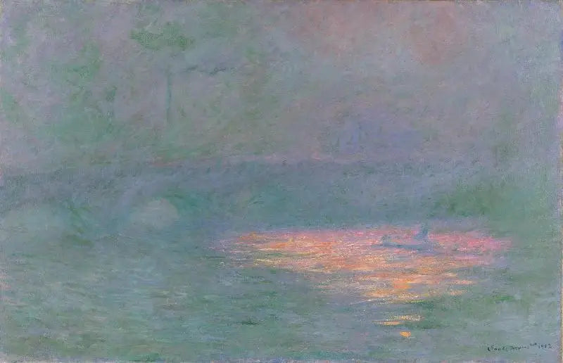 De Waterloo-brug - Claude Monet