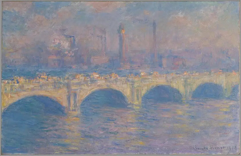 De Waterloo-brug, Londen - Claude Monet