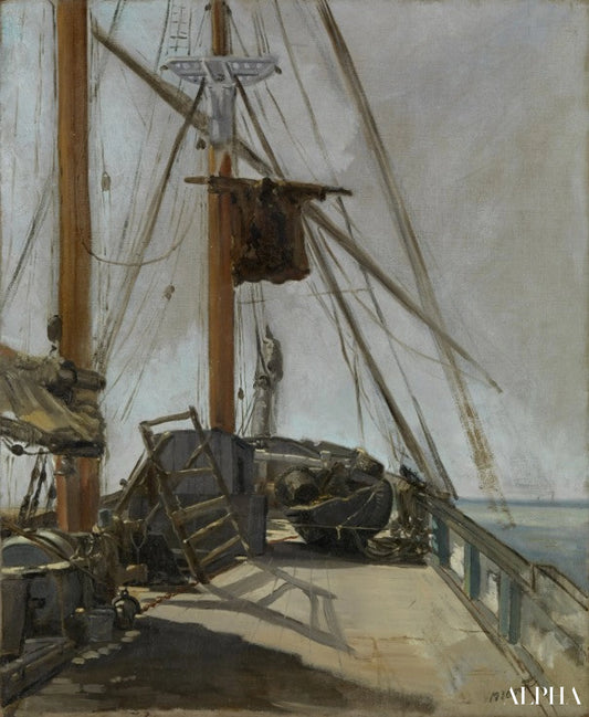 Le pont du navire - Edouard Manet - Reproductions de tableaux et peintures haut de gamme