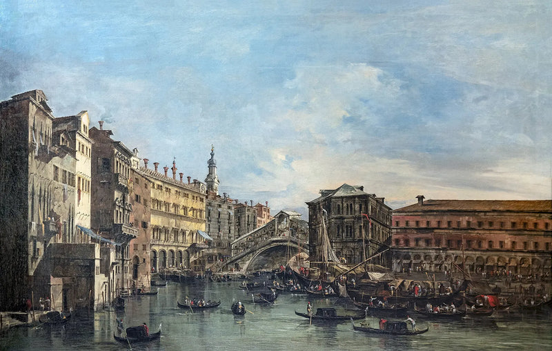 De Rialtobrug - Francesco Guardi