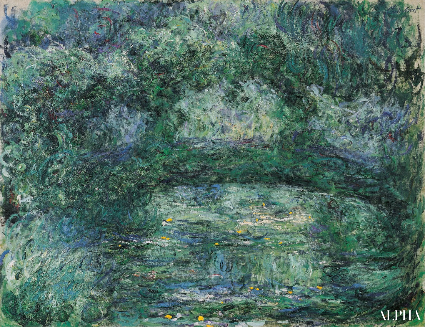 De Japanse brug van Claude Monet - Reproducties van schilderijen en hoogwaardige schilderijen