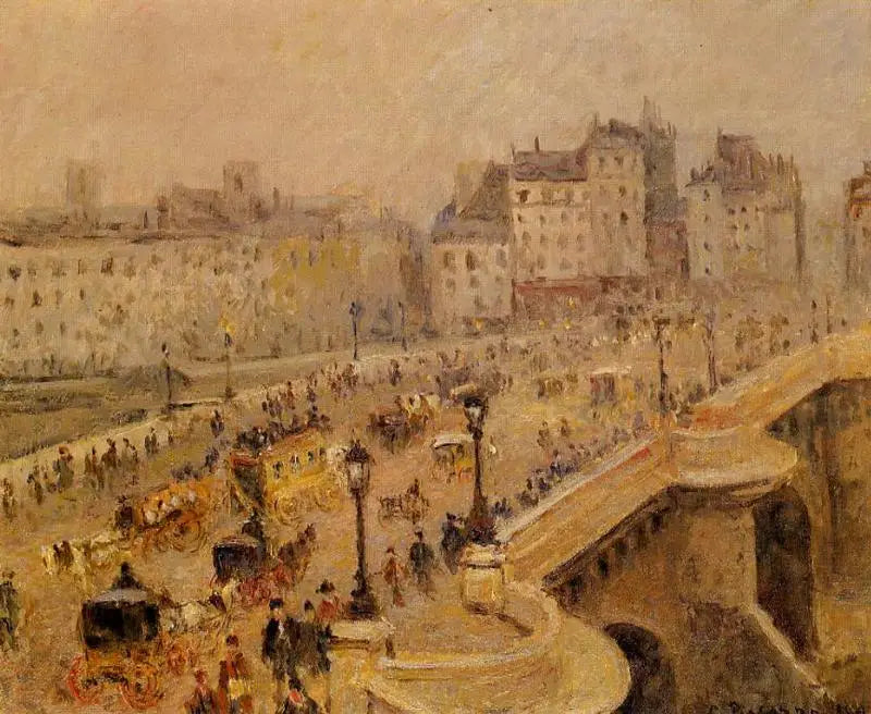 De Pont-Neuf, Mist (Tweede Serie) - Camille Pissarro
