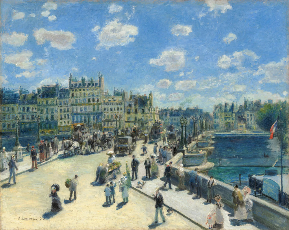 Le Pont-Neuf - Pierre-Auguste Renoir image 1 copie de tableau peinte à la main
