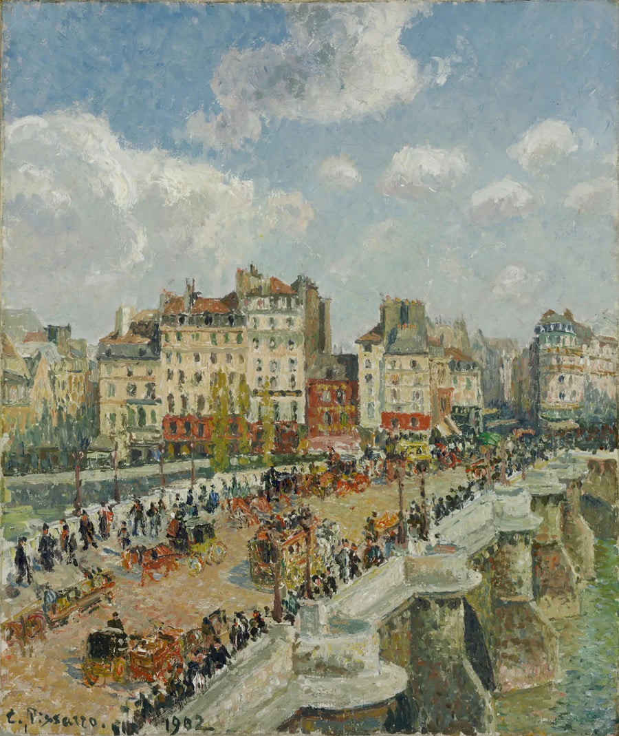 De Pont-Neuf, Zon (Tweede serie) - Camille Pissarro