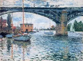 De wegbrug, Argenteuil - Claude Monet