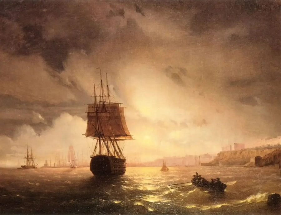 De haven van Odessa aan de Zwarte Zee - Ivan Aïvazovski

Source:
Le port d'Odessa sur la mer Noire - Ivan Aïvazovski