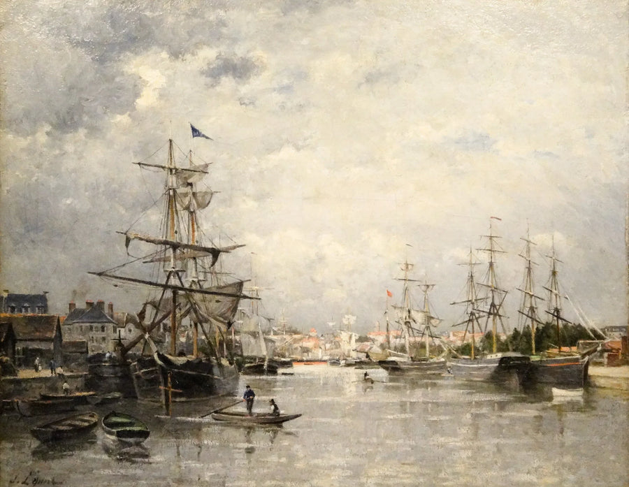 De haven van Caen - Stanislas Lépine