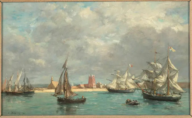 De Haven van Camaret - Eugène Boudin
