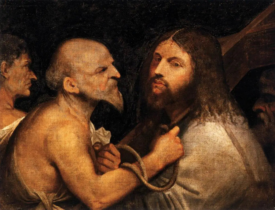 De haven van het kruis - Titian