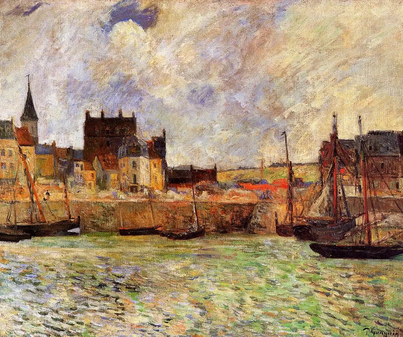 De Haven van Dieppe - Paul Gauguin