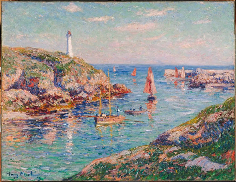 De haven van Douvelan - Henry Moret