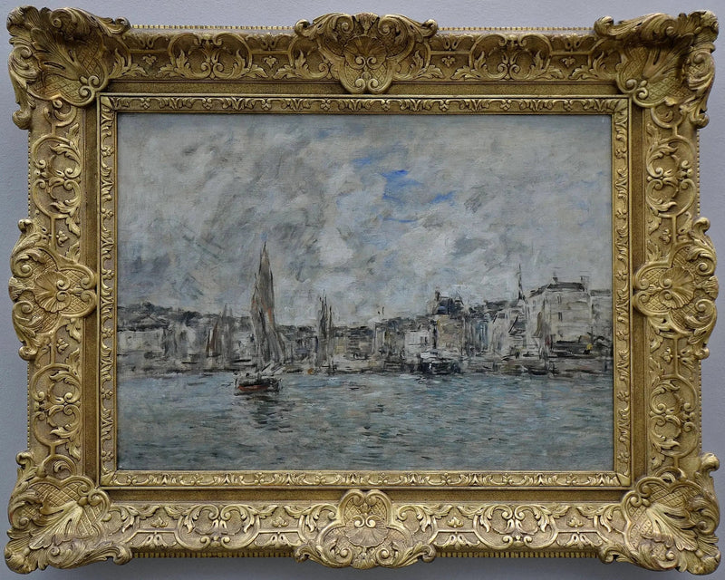De Haven van Honfleur - Eugène Boudin