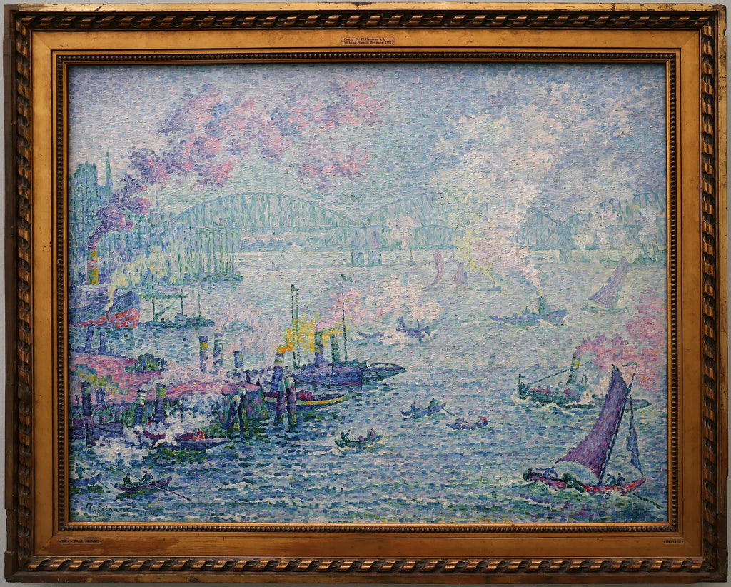 Le port de Rotterdam - Paul Signac image 2 reproduction artisanale de tableau