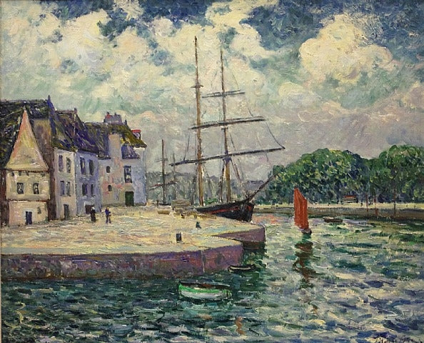 De haven van Saint-Goustan in Auray - Maxime Maufra