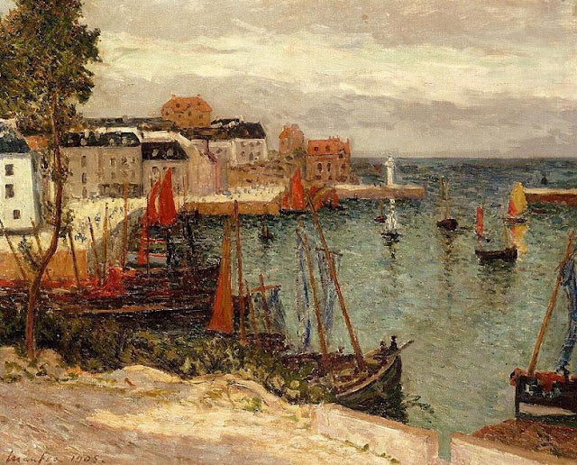 De haven van Sauzon, Belle-Île-en-Mer - Maxime Maufra