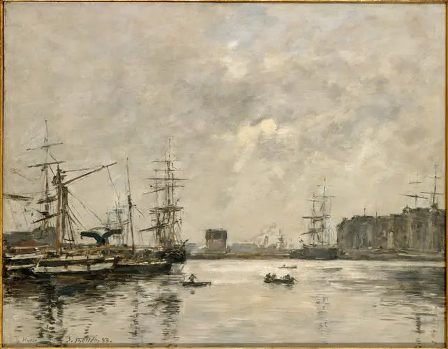 De Haven van Le Havre, bassin de la Barre - Eugène Boudin