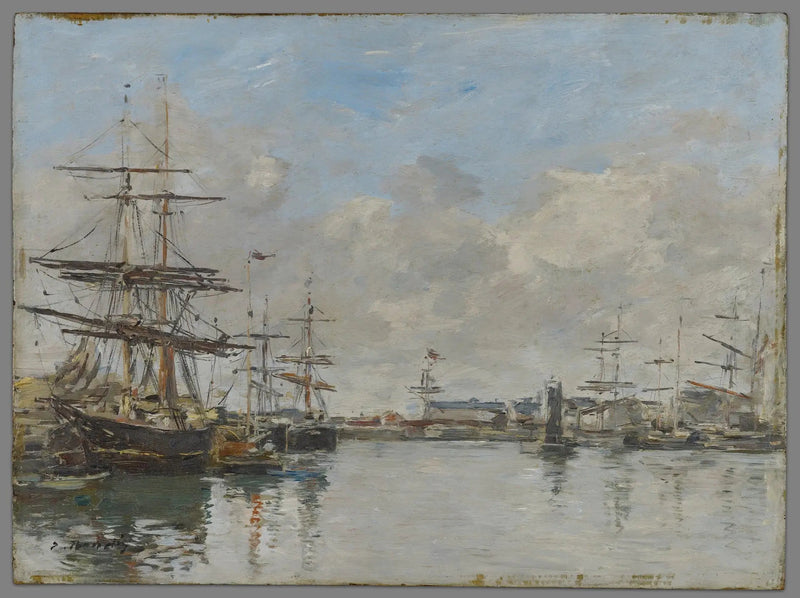 De haven van Le Havre - Eugène Boudin