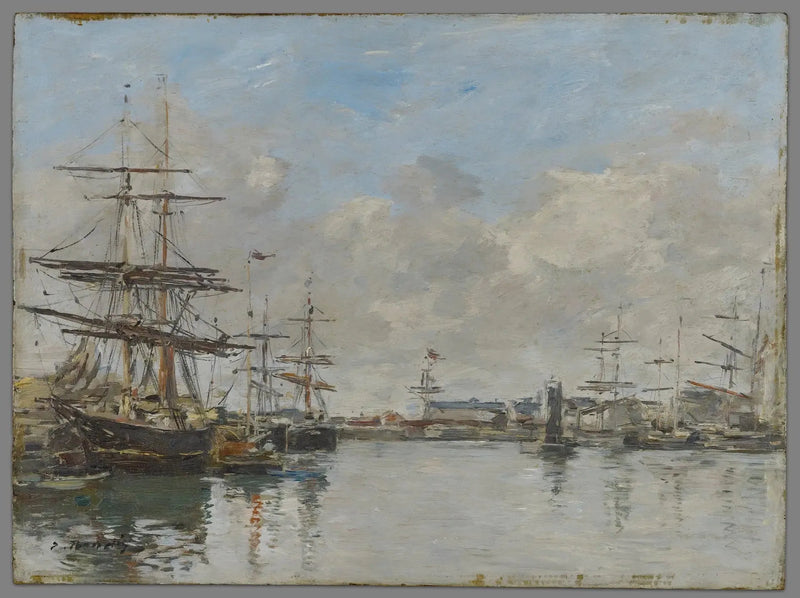 De haven van Le Havre - Eugène Boudin