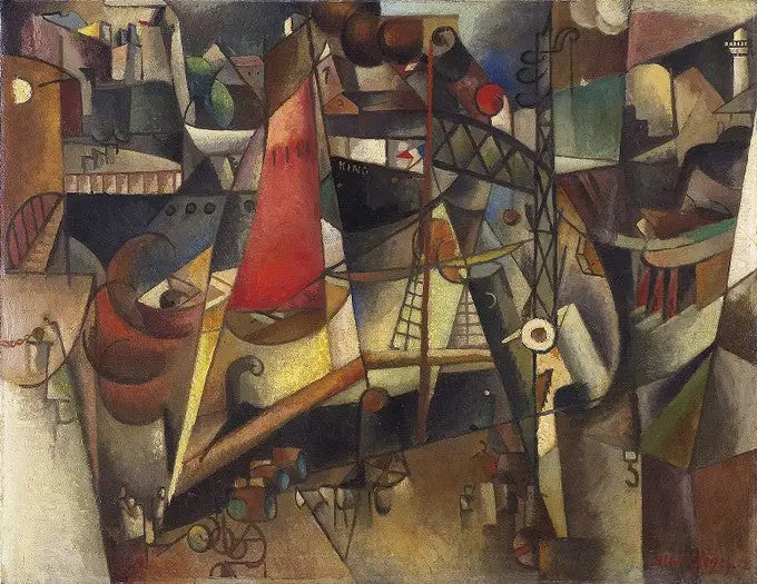 De haven (Marseille) - Albert Gleizes