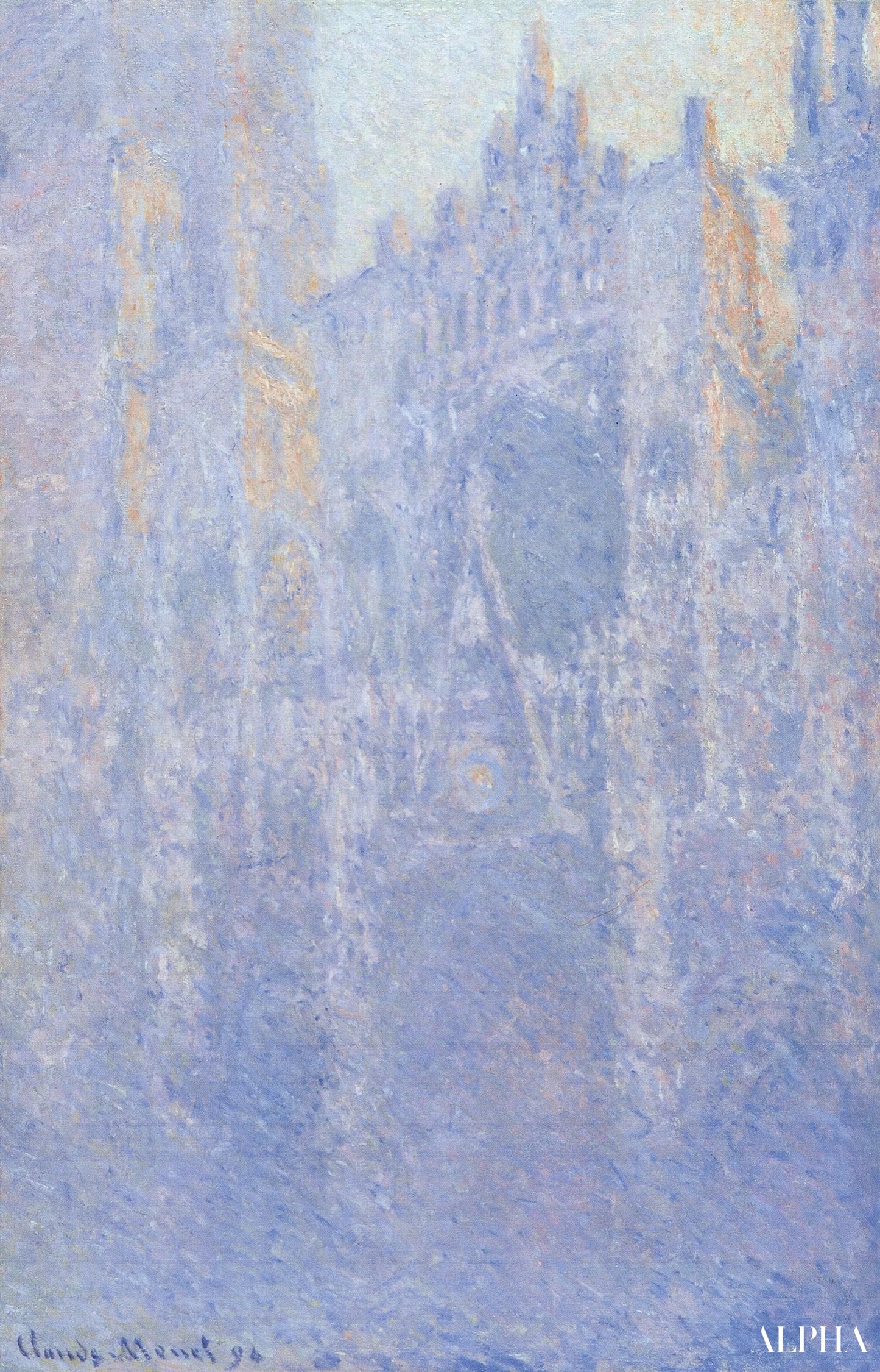 De Poort, ochtendnevel (W1352) - Claude Monet - Reproducties van schilderijen en hoogwaardige schilderijen