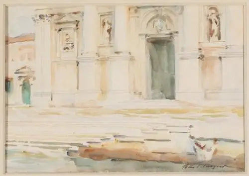 De poort van S. Giorgio Maggiore, Venetië - John Singer Sargent