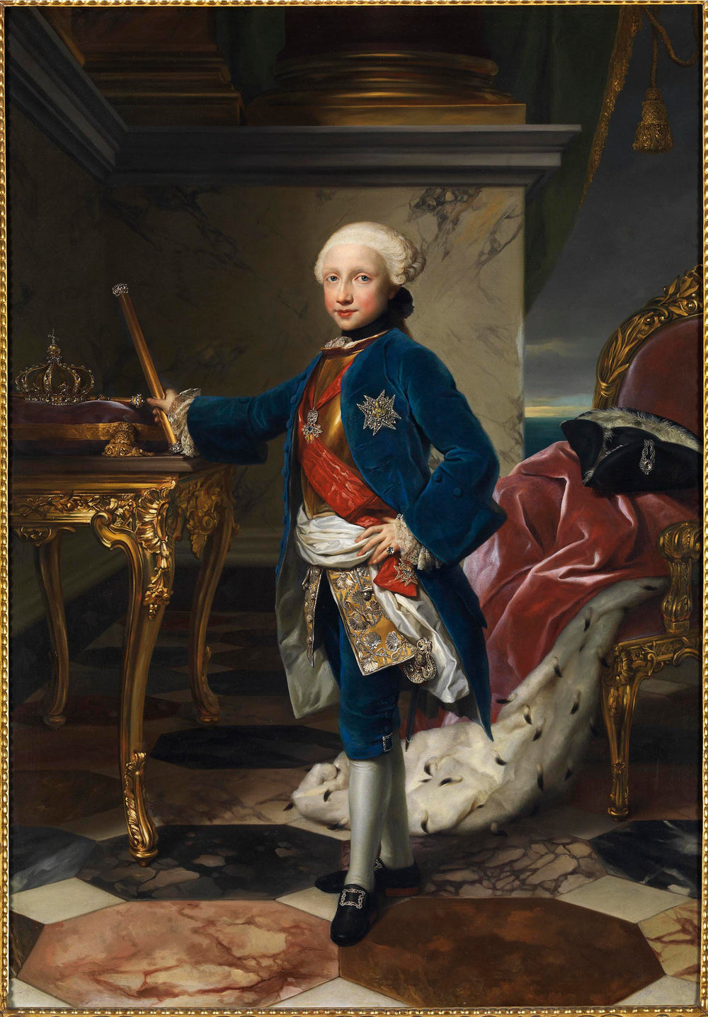 Le Portrait de Ferdinand IV - Anton Raphael Mengs - Alpha Reproduction