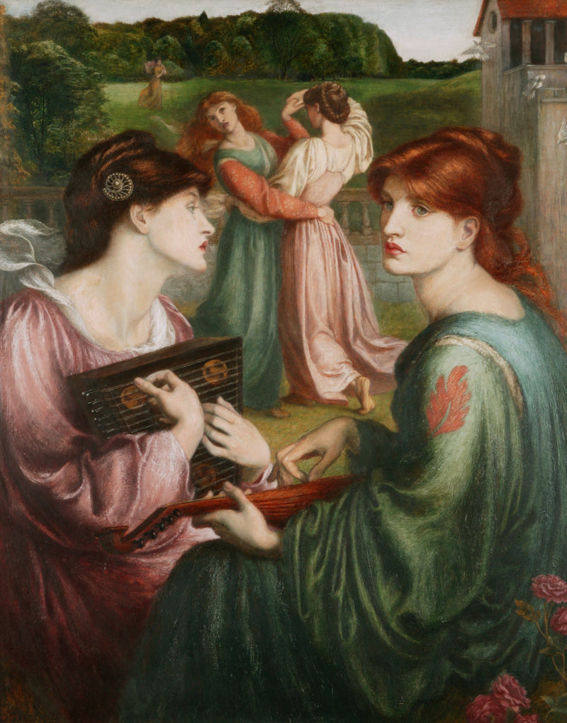 Het weiland van Bower - Dante Gabriel Rossetti
