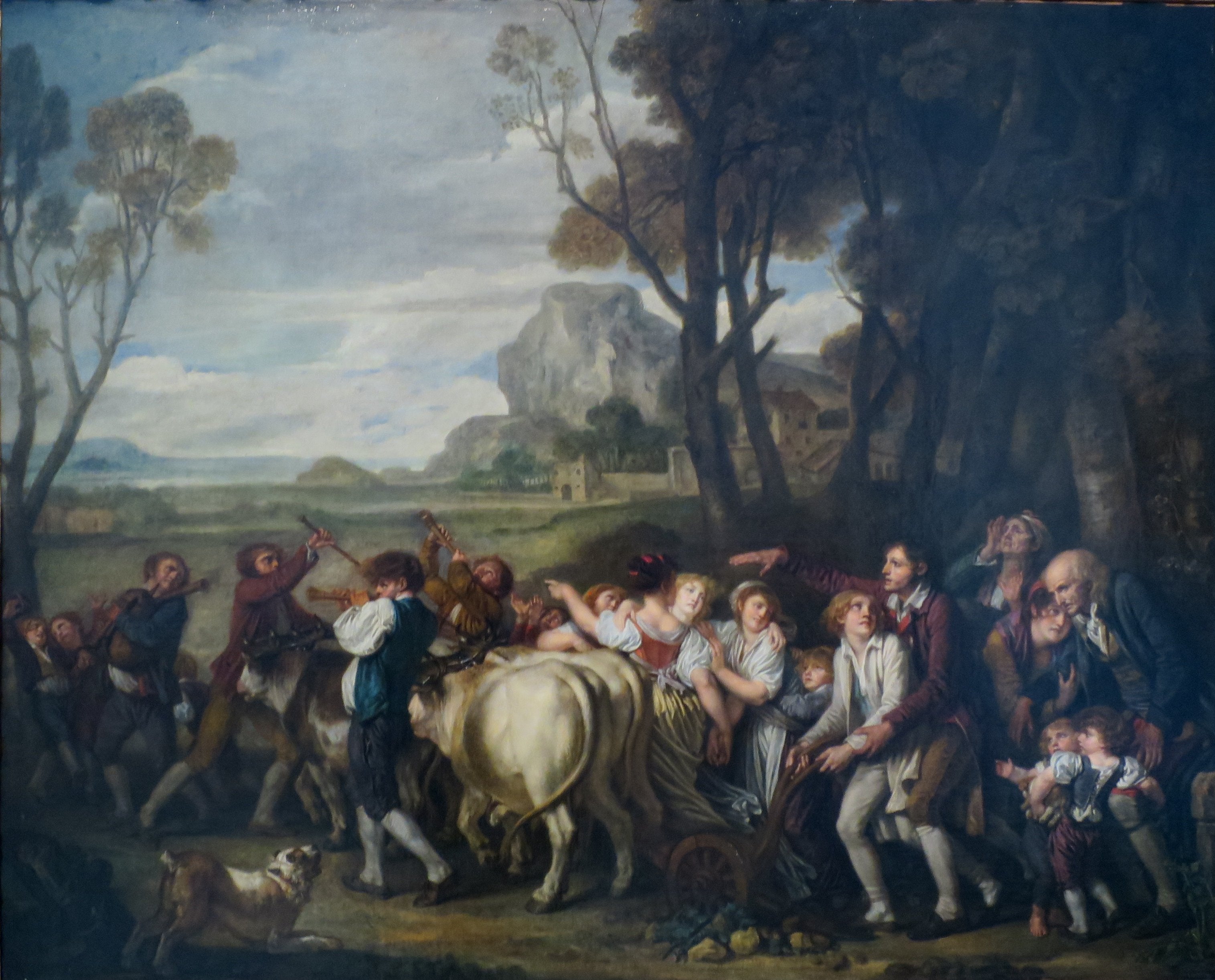 Le premier sillon - Jean-Baptiste Greuze image 1 copie de tableau peinte à la main