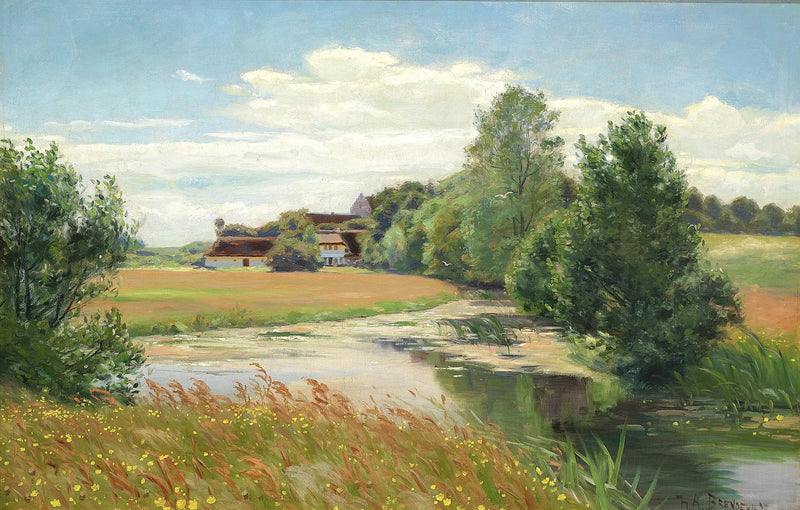 De pastorie van Dalum op het eiland Funen. - H. A. Brendekilde

Source:
Le presbytère de Dalum sur l'île de Fionie. - H. A. Brendekilde