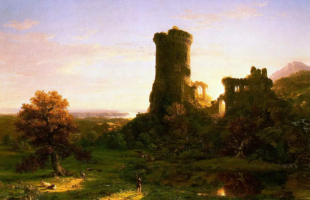Le Présent - Thomas Cole image 1 copie peinte à la main à l’huile