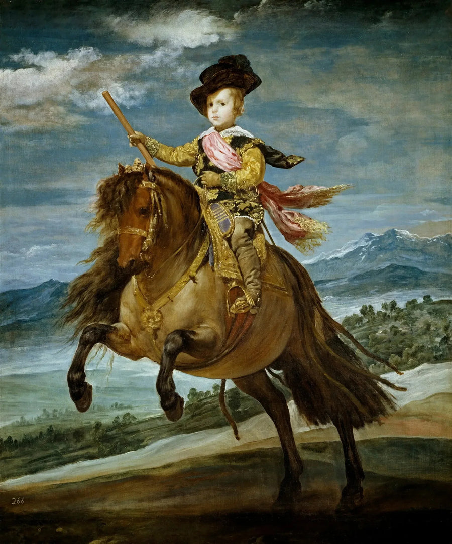 De Prins Balthazar Carlos te paard - Diego Velázquez