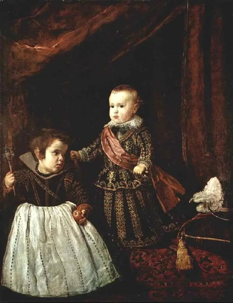 De Prins Balthazar Carlos met een jongen - Diego Velázquez