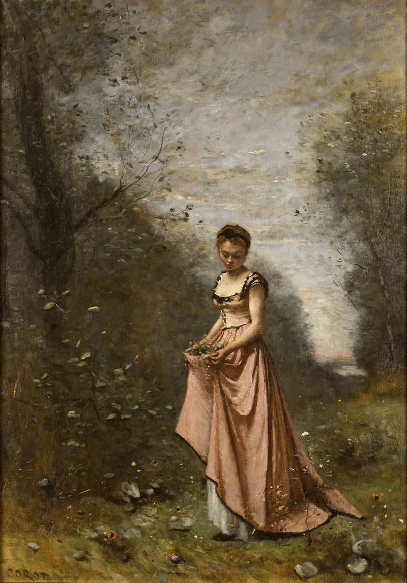 De lente van het leven - Jean-Baptiste Camille Corot