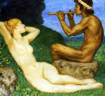 De Lente van de Liefde - Franz Von Stuck