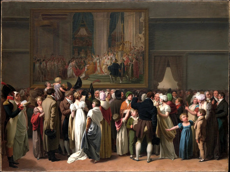 De publieke toeschouwer die naar de « Kroning » van David in het Louvre kijkt - Louis-Léopold Boilly

Source:
Le Public regardant le « Couronnement » de David au Louvre - Louis-Léopold Boilly
