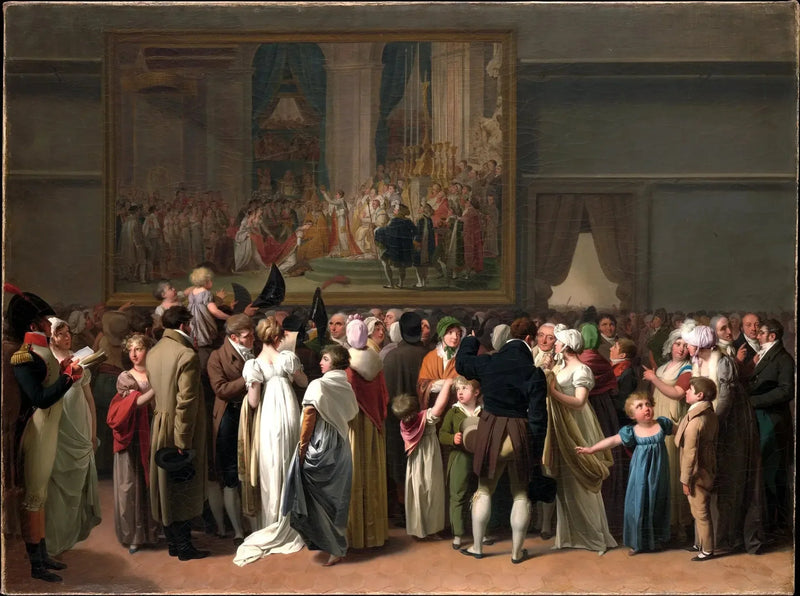 De publieke toeschouwer die naar de « Kroning » van David in het Louvre kijkt - Louis-Léopold Boilly

Source:
Le Public regardant le « Couronnement » de David au Louvre - Louis-Léopold Boilly