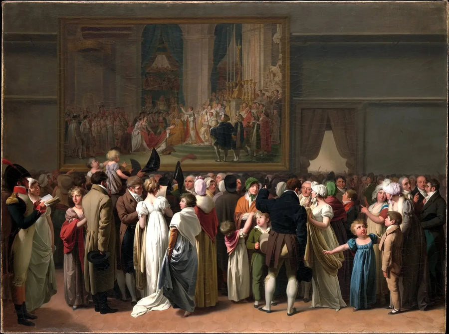 De publieke toeschouwer die naar de « Kroning » van David in het Louvre kijkt - Louis-Léopold Boilly

Source:
Le Public regardant le « Couronnement » de David au Louvre - Louis-Léopold Boilly