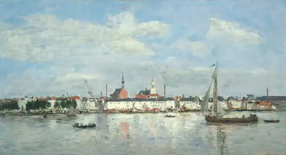 De Kaai in Antwerpen (1874) - Eugène Boudin