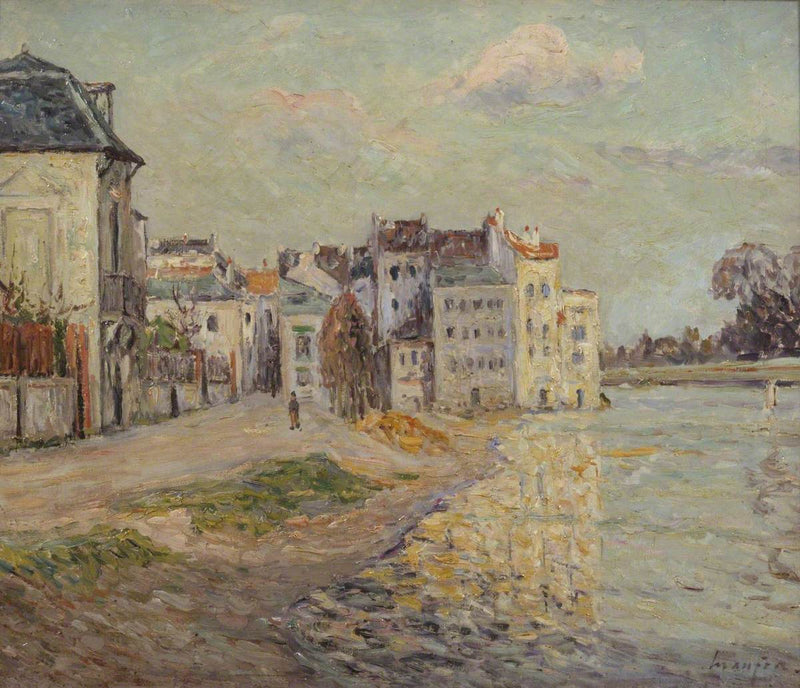 De Quai de Lagny overstroomd - Maxime Maufra
