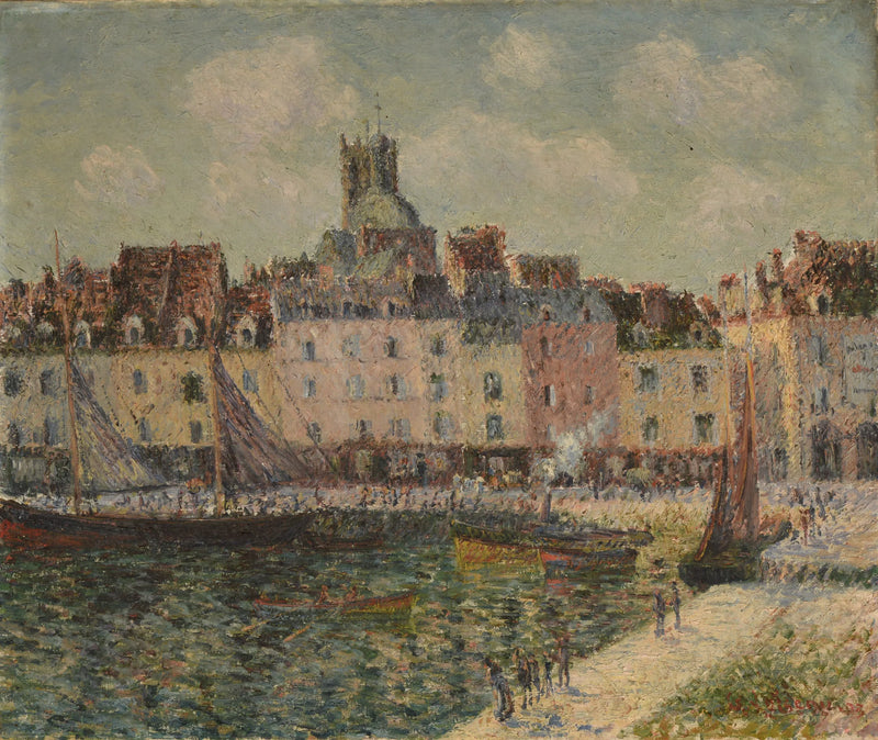 De Quai Duquesne in Dieppe - Gustave Loiseau