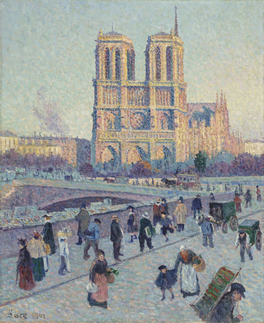 De Quai Saint-Michel en Notre-Dame - Maximilien Luce
