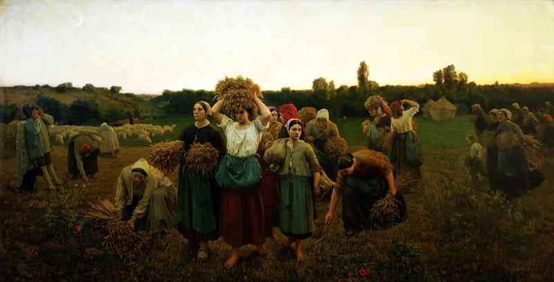 De herinnering aan de oogsters - Jules Breton