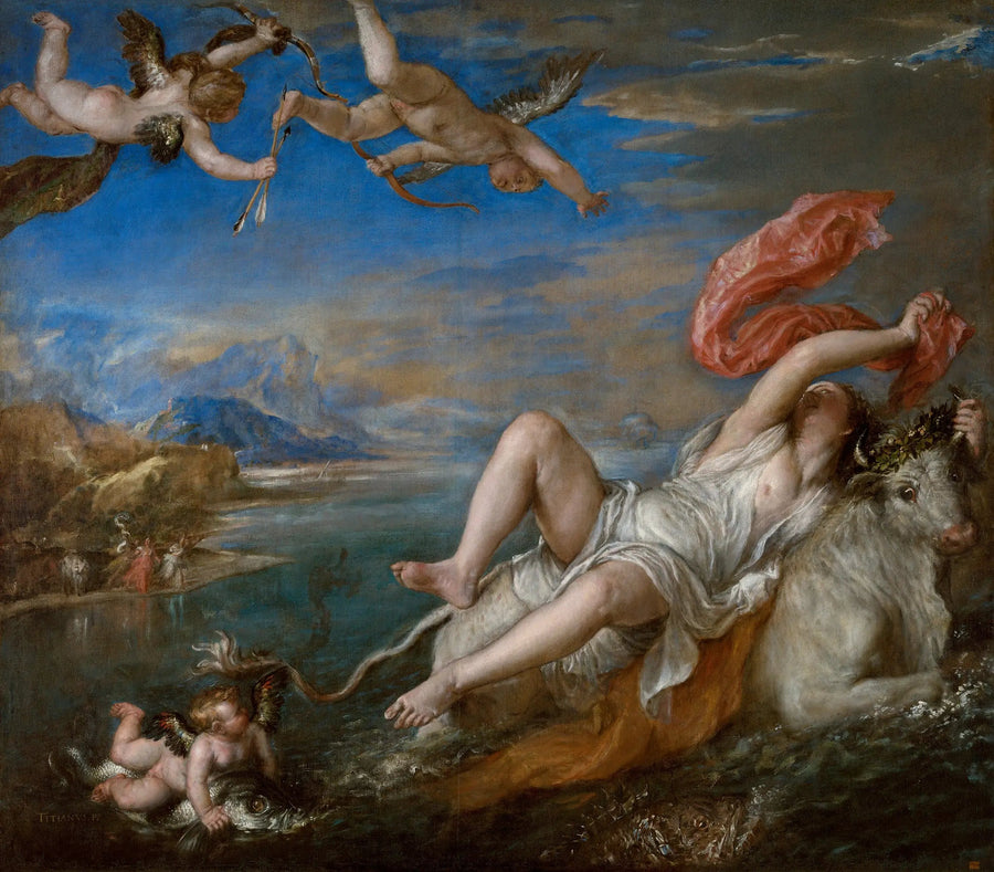 De Ontvoering van Europa - Titiaan